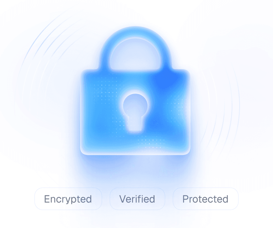 Security settings screen showing multi-layer protection and authentication status